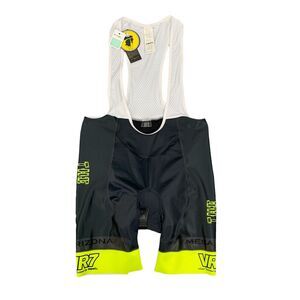 Safetti Bib Shorts Womens 3XL Black Highlighter VR7 Lot Riders Padded Cycling